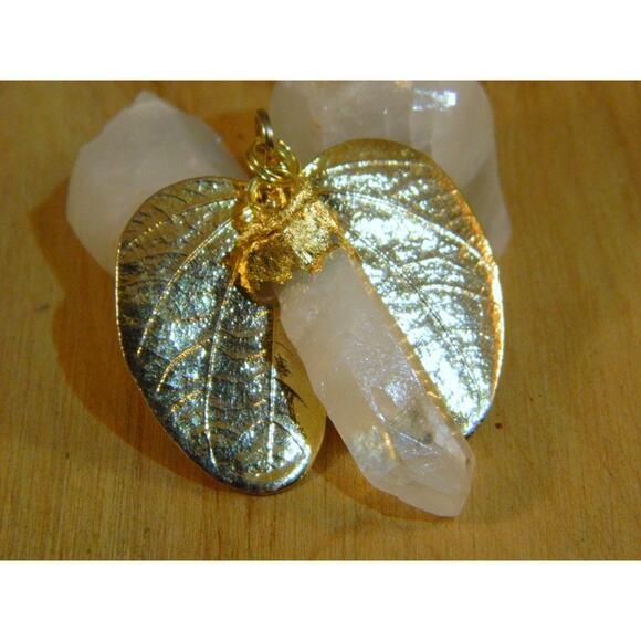 Natural Quartz Crystal Pendant, Arkansas Quartz Crystal Point Necklace, Gemstone - Picture 7 of 10